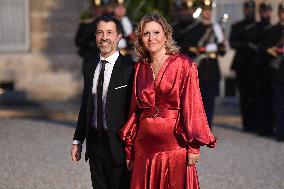 State Dinner In Honor Of King And Queen Of Belgium - Paris