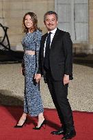 State Dinner In Honor Of King And Queen Of Belgium - Paris