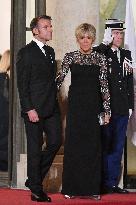 State Dinner In Honor Of King And Queen Of Belgium - Paris