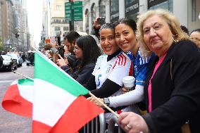 New York Celebrates The 80th Columbus Day Parade