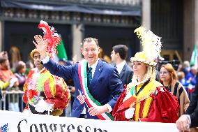 New York Celebrates The 80th Columbus Day Parade