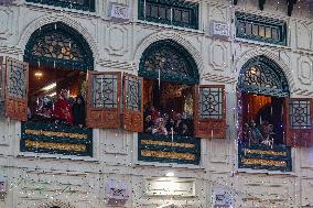 Kashmiri Muslims Pray At Shrine Of Sheikh Syed Abdul Qadir Jeelani In Srinagar