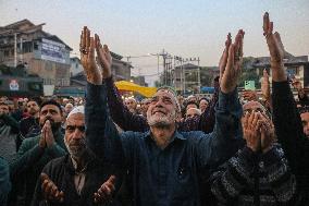 Kashmiri Muslims Pray At Shrine Of Sheikh Syed Abdul Qadir Jeelani In Srinagar