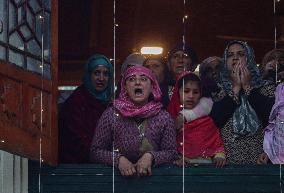 Kashmiri Muslims Pray At Shrine Of Sheikh Syed Abdul Qadir Jeelani In Srinagar