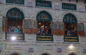 Kashmiri Muslims Pray At Shrine Of Sheikh Syed Abdul Qadir Jeelani In Srinagar