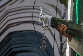 Kashmiri Muslims Pray At Shrine Of Sheikh Syed Abdul Qadir Jeelani In Srinagar