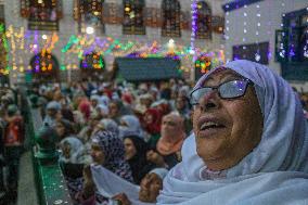 Kashmiri Muslims Pray At Shrine Of Sheikh Syed Abdul Qadir Jeelani In Srinagar