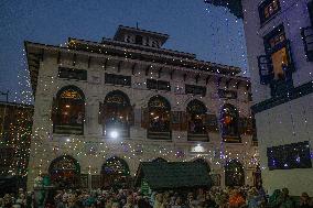 Kashmiri Muslims Pray At Shrine Of Sheikh Syed Abdul Qadir Jeelani In Srinagar