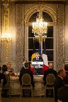 State Dinner In Honor Of King And Queen Of Belgium - Paris