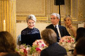 State Dinner In Honor Of King And Queen Of Belgium - Paris