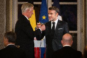 State Dinner In Honor Of King And Queen Of Belgium - Paris