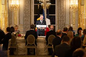 State Dinner In Honor Of King And Queen Of Belgium - Paris