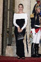 State Dinner In Honor Of King And Queen Of Belgium - Paris