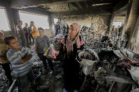 Israeli Airstrike On UNRWA School - Gaza