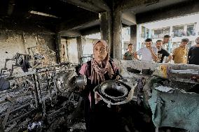 Israeli Airstrike On UNRWA School - Gaza