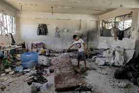 Israeli Airstrike On UNRWA School - Gaza