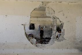 Israeli Airstrike On UNRWA School - Gaza