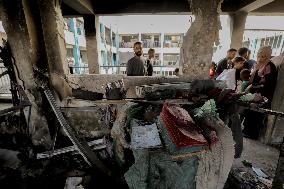 Israeli Airstrike On UNRWA School - Gaza