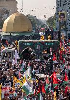 Funeral For General Abbas Nilforoushan In Tehran