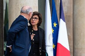 Council Of Ministers At The Elysee Palace