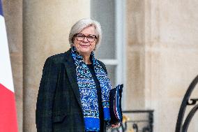 Council Of Ministers At The Elysee Palace