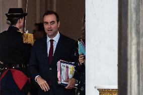 Council Of Ministers At The Elysee Palace