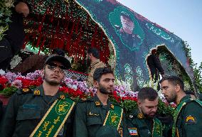 Funeral For General Abbas Nilforoushan In Tehran