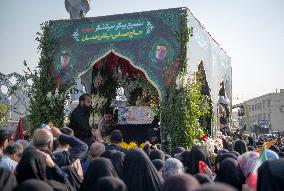 Funeral For General Abbas Nilforoushan In Tehran