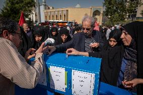 Funeral For General Abbas Nilforoushan In Tehran