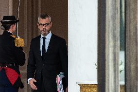 Council Of Ministers At The Elysee Palace