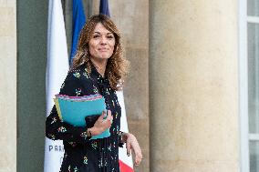 Council Of Ministers At The Elysee Palace