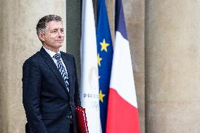 Council Of Ministers At The Elysee Palace