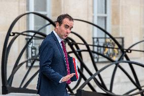 Council Of Ministers At The Elysee Palace