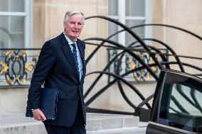 Council Of Ministers At The Elysee Palace