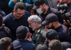 General Esmail Qaani, Commander Of Quds Force, In Tehran