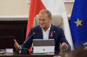 Weekly Meeting Of Poland's Prime Minister Donald Tusk With  The Ministers.