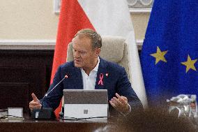 Weekly Meeting Of Poland's Prime Minister Donald Tusk With  The Ministers.