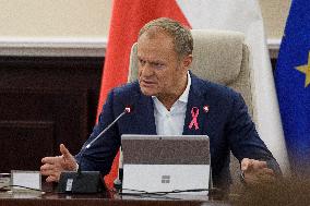 Weekly Meeting Of Poland's Prime Minister Donald Tusk With  The Ministers.