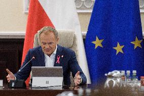 Weekly Meeting Of Poland's Prime Minister Donald Tusk With  The Ministers.