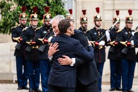 Lithuania's President Gitanas Nauseda in France