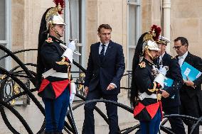 Lithuania's President Gitanas Nauseda in France