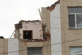 Dnipro apartment block hit by Russian missile on April 19