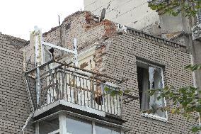 Dnipro apartment block hit by Russian missile on April 19