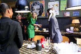 Queen Maxima Opens Dushi House - Netherlands