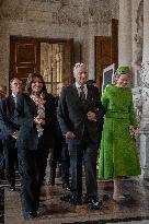 King and Queen of Belgium at the City Hall of Paris