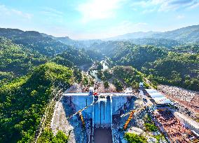 Longxiangsi Reservoir Hub Construction in Chongqing