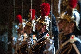 King and Queen Of Belgium At The City Hall Of Paris