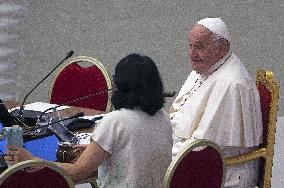 Pope Francis Attends 16th General Assembly of the Synod of Bishops