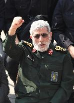 Iran’s Quds Force chief Qaani reappears in public after weeks of speculation