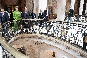 Belgium Royal Couple Visits La Sorbonne - Paris